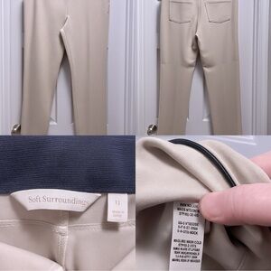 Soft Surroundings Beige Ponte Pants